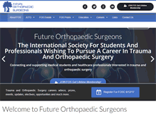 Tablet Screenshot of futureorthopaedicsurgeons.com